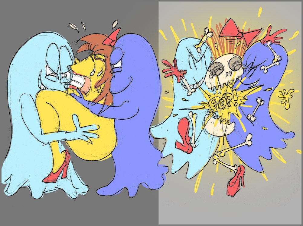 Ms. pac-man Vore decendingskulls 62