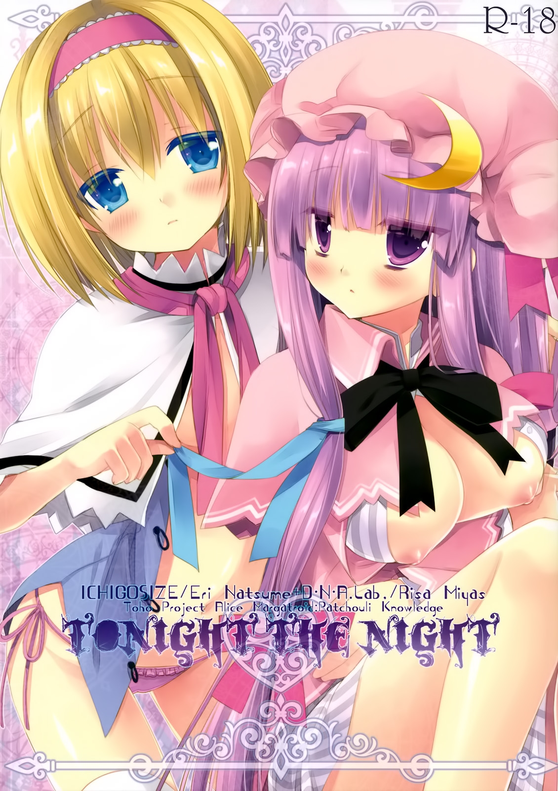 (Reitaisai 9) [D.N.A.Lab., ICHIGOSIZE (Miyasu Risa, Natsume Eri)] Tonight The Night (Touhou Project) [Chinese] [空気系★汉化] 0
