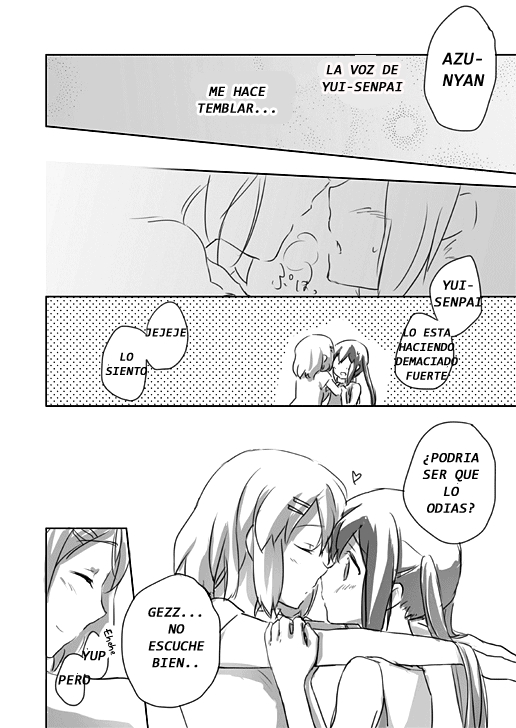 [YuiAzu Short Comic] Study time (K-ON!) [Spanish] [Bleach01] 5