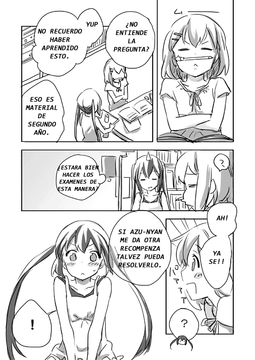[YuiAzu Short Comic] Study time (K-ON!) [Spanish] [Bleach01] 8