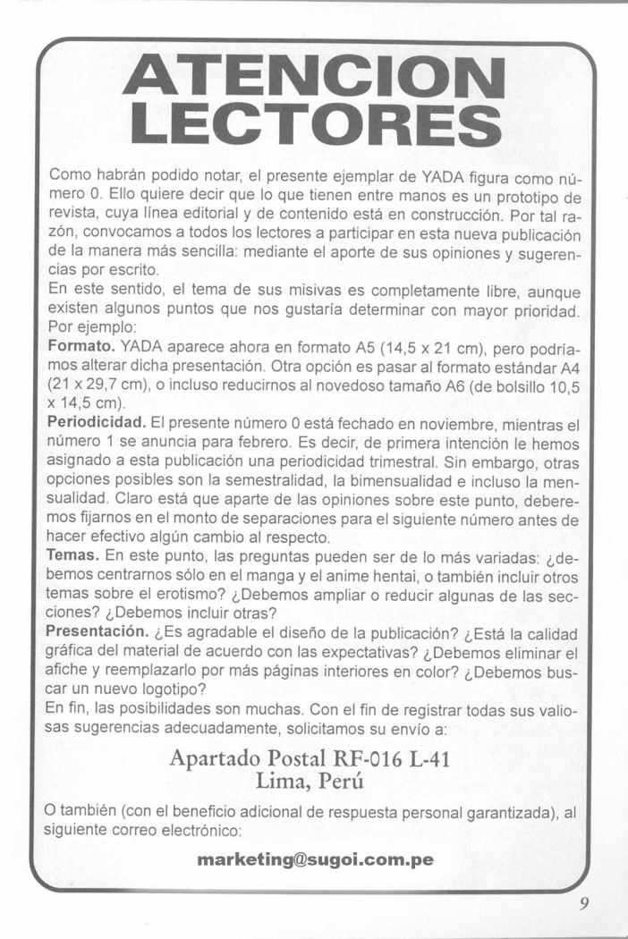 Magazine Yada 0 [Spanish / Español][Completo] 10