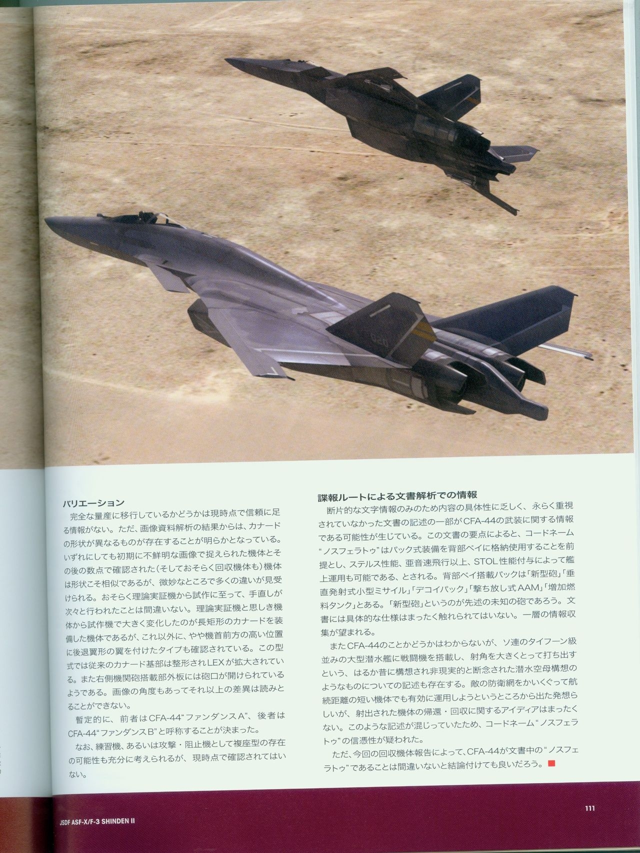 ACE COMBAT ASSAULT HORIZON MASTER FILE ASF-X SHINDEN II 110