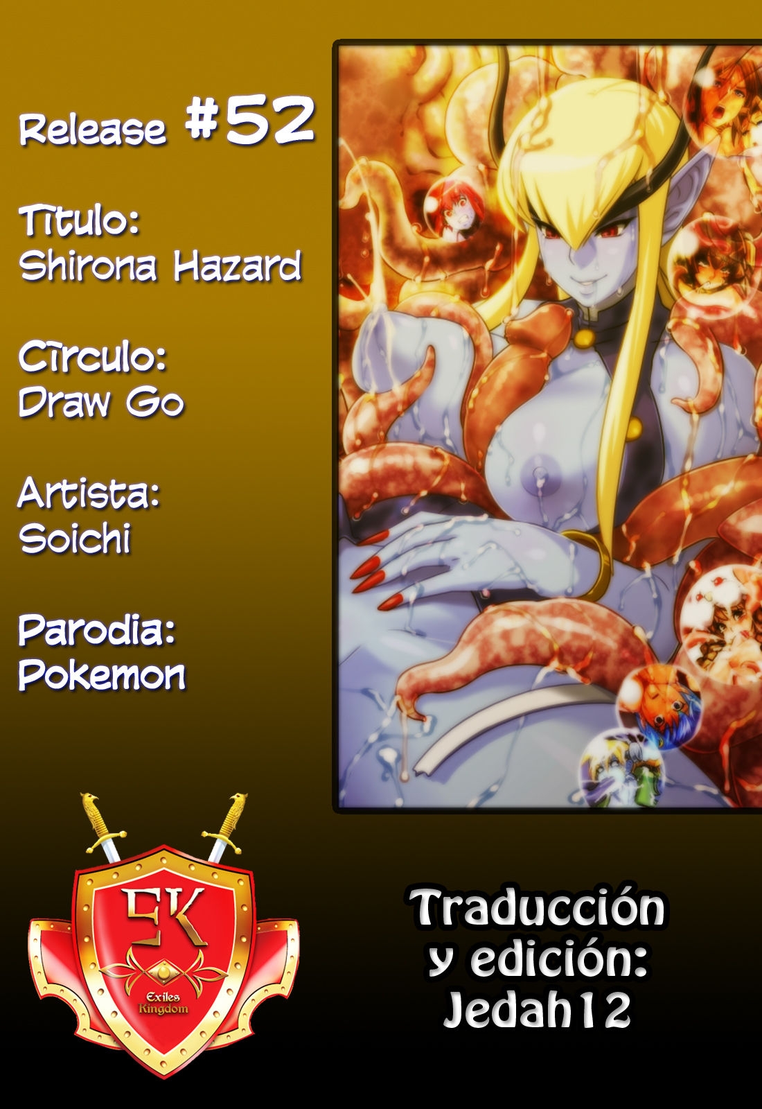 (SC55) [Draw Go (Watanabe Souichi)] SHIRONA HAZARD (Pokémon, Resident Evil) [Spanish] [Exiles Kingdom] 21
