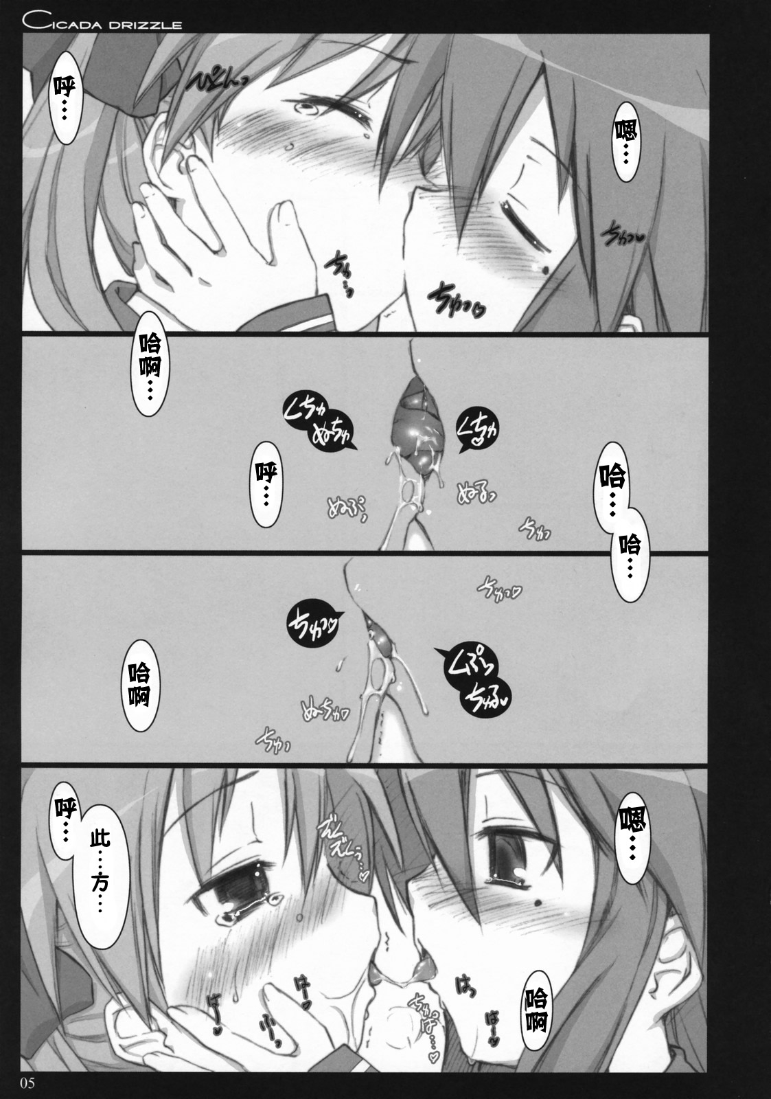 (C73) [Shimoyakedou (Ouma Tokiichi)] Cicada Drizzle (Lucky Star) [Chinese] [Suzard] 3