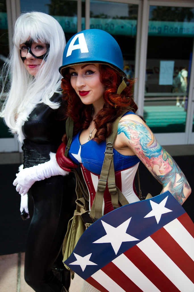 Captain America : female version (cosplay) 13