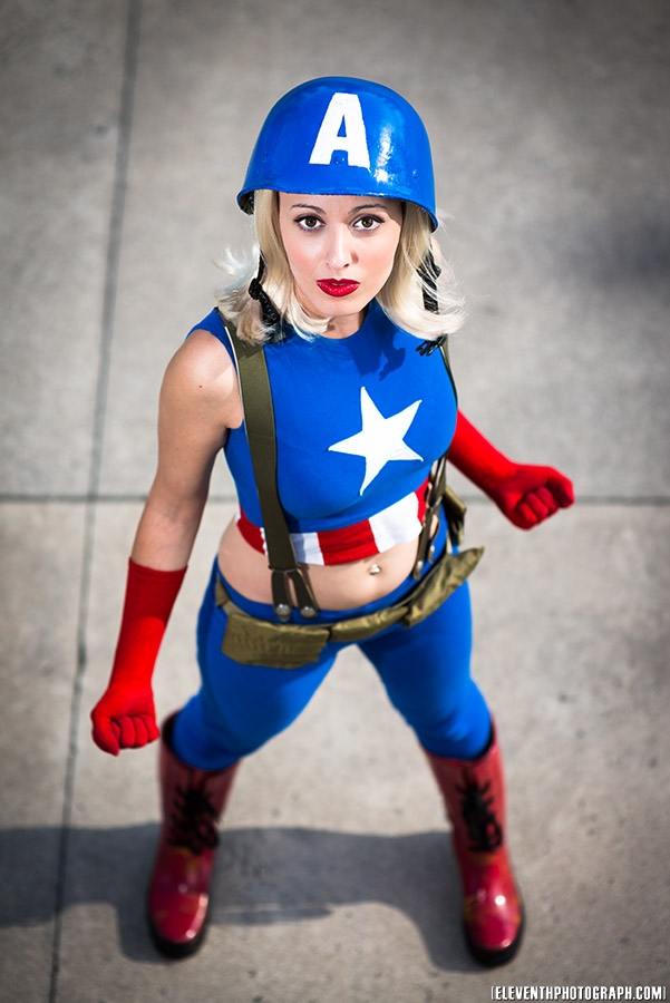 Captain America : female version (cosplay) 21