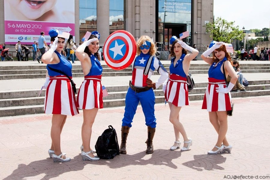 Captain America : female version (cosplay) 33