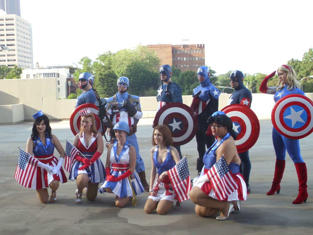 Captain America : female version (cosplay) 44
