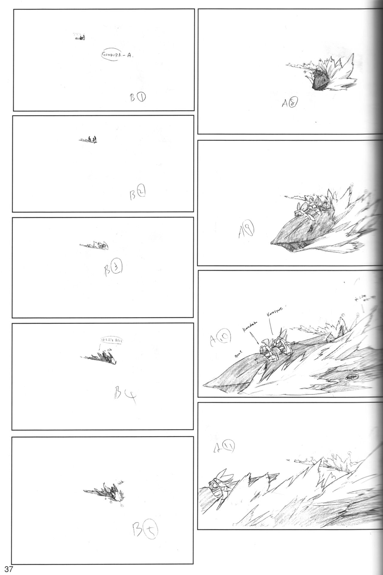 [Artbook] Sushio One Piece Movie 06 - Pencil Test and Design Book 35