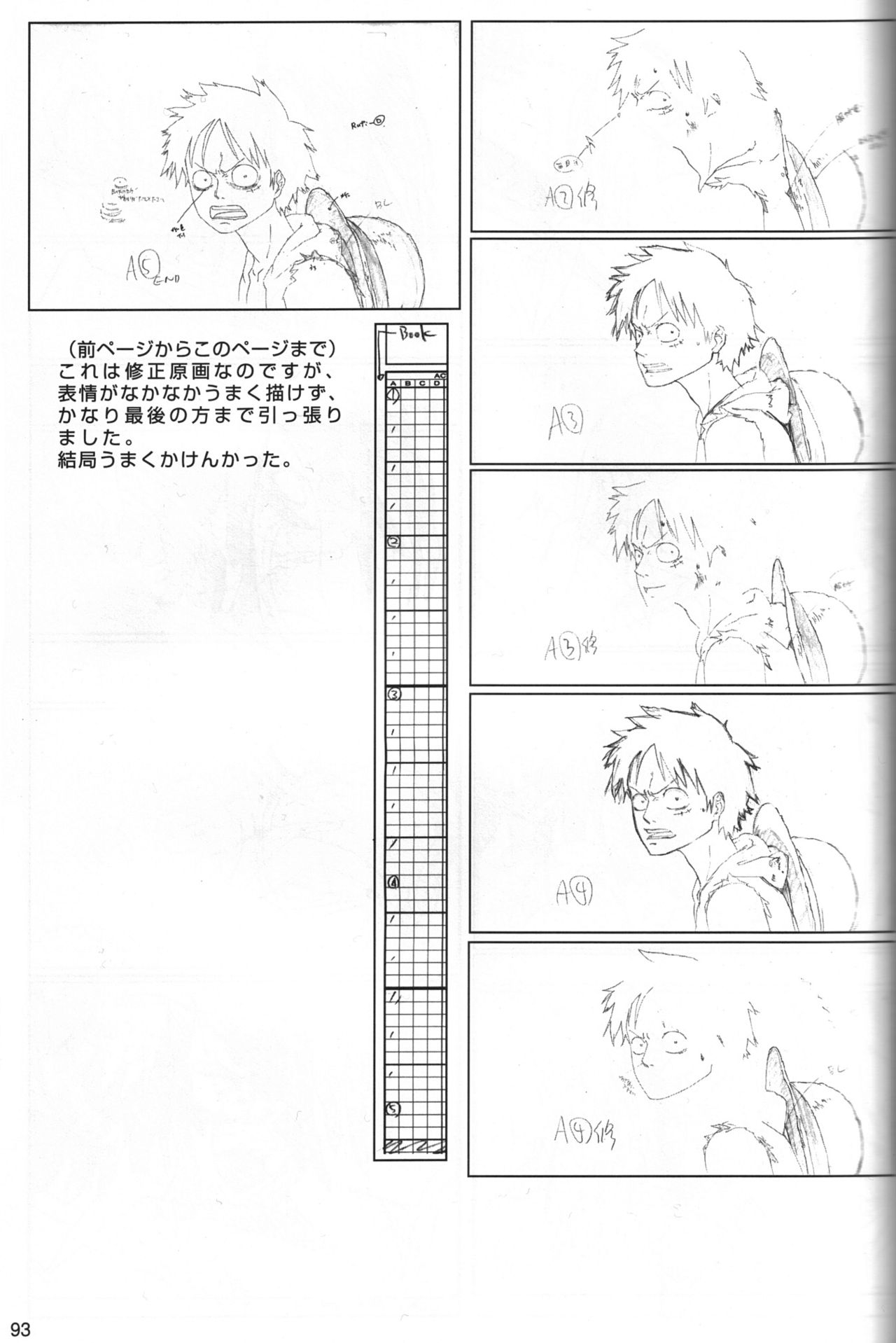 [Artbook] Sushio One Piece Movie 06 - Pencil Test and Design Book 91