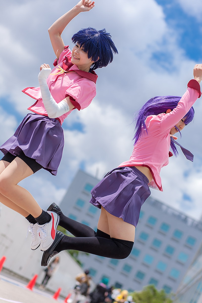 Kanbaru Suruga (-) & Senjougahara Hitagi (-) 0