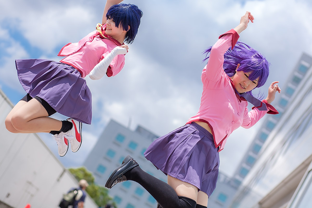 Kanbaru Suruga (-) & Senjougahara Hitagi (-) 1