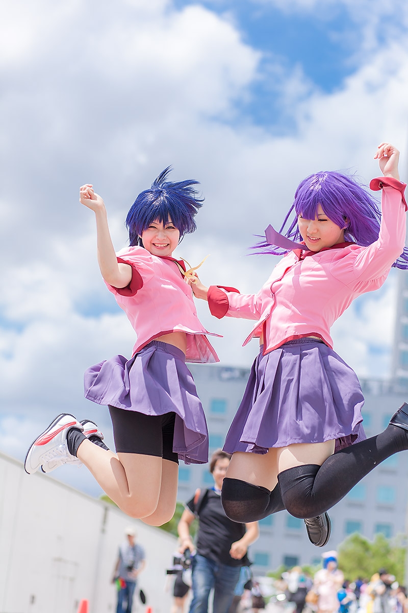 Kanbaru Suruga (-) & Senjougahara Hitagi (-) 2