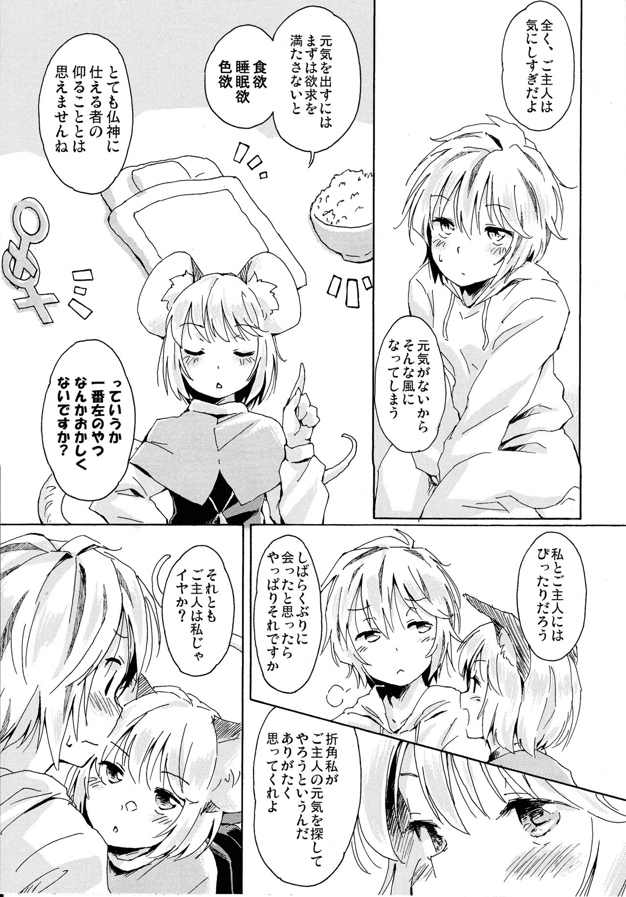 (C82) [Animal Passion (Yude Pea)] Sagashimono wa Nan Desu Ka (Touhou Project) 5