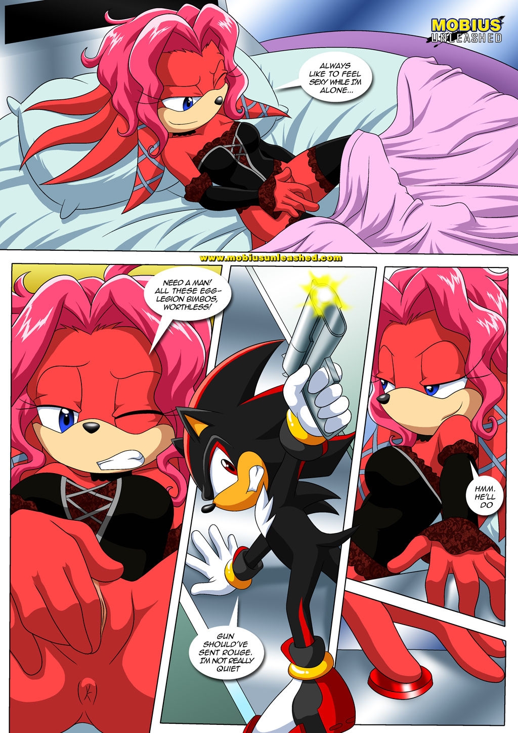 [Mobius Unleashed (Palcomix)] Lien-da's Lucky Night (Sonic The Hedgehog) 1