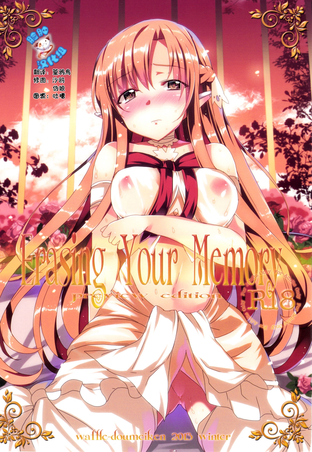 (SC58) [Waffle Doumeiken (Tanaka Decilitre)] Erasing Your Memory (Sword Art Online) [Chinese] [脸肿汉化组] 0