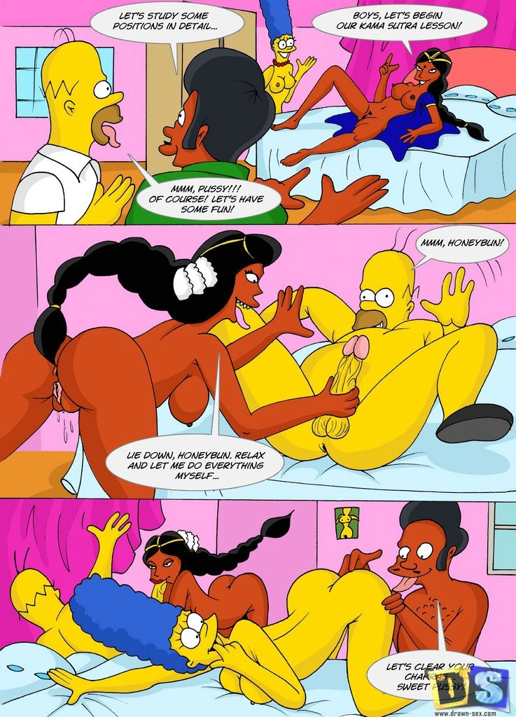 [Drawn-Sex] Picnic with Nahasapeemapetilons (The Simpsons) 1