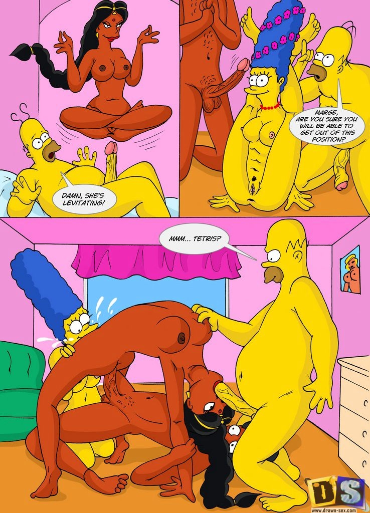 [Drawn-Sex] Picnic with Nahasapeemapetilons (The Simpsons) 7