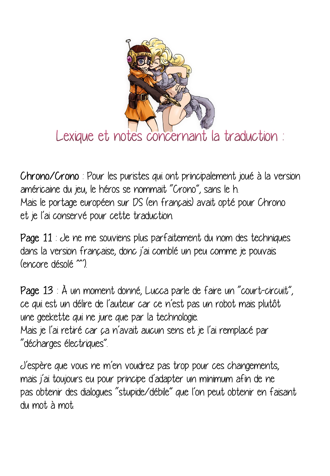 (COMIC1☆3) [Cotojikan (Cotoji)] Lucca no Hikigane (Chrono Trigger) [French] =Hentai-kun= 18