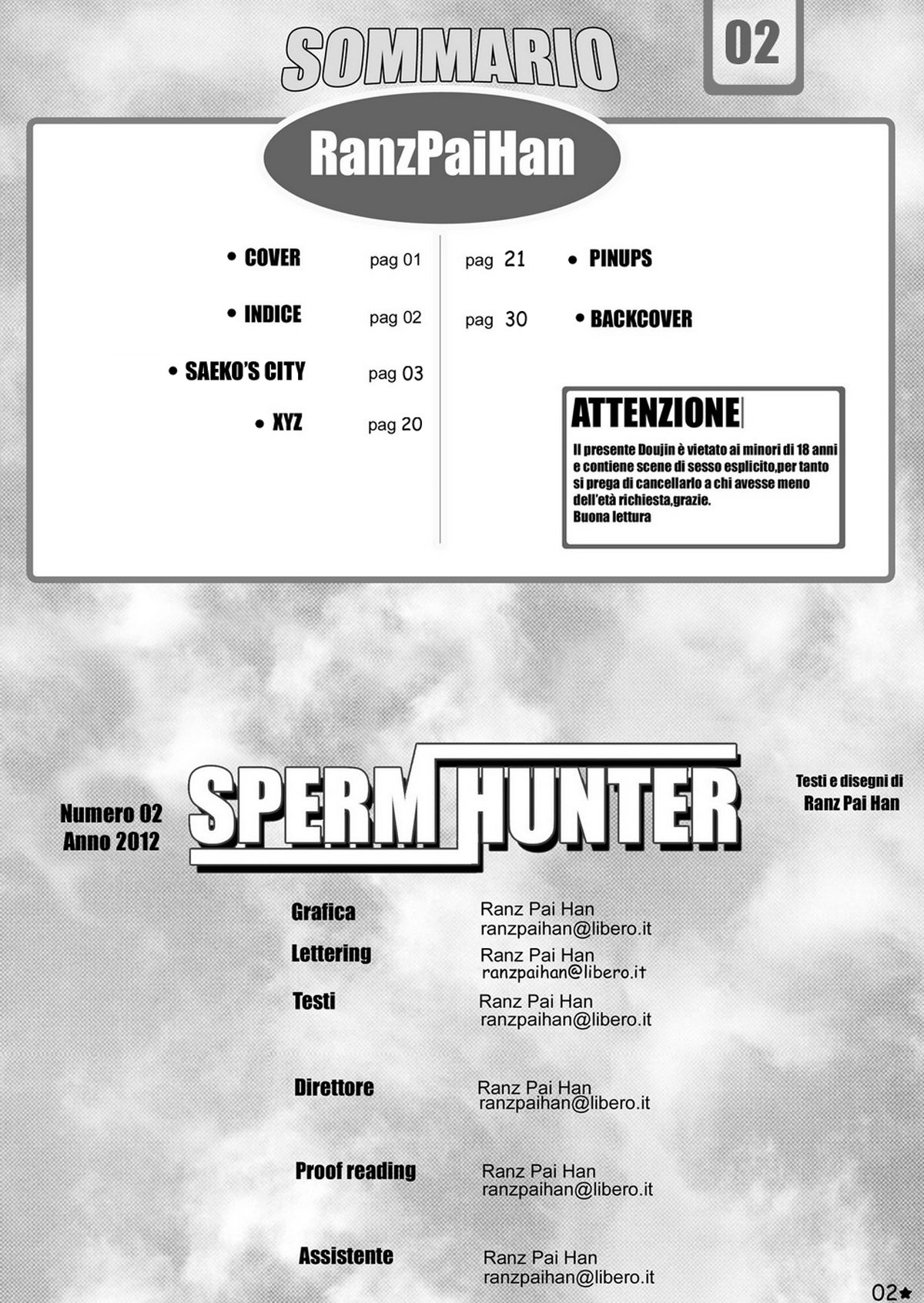 [Ranz Pai Han] Sperm Hunter 02 - Saeko's City (City Hunter) [Italian] 1