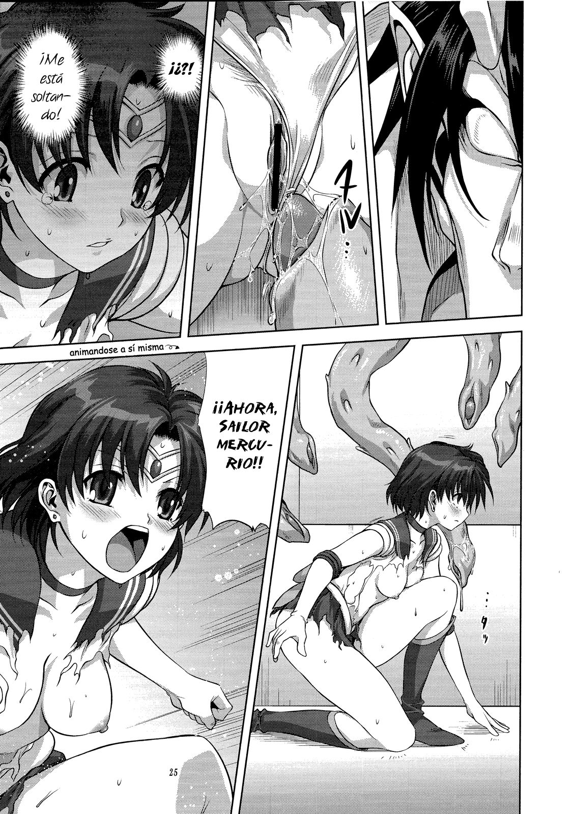 (COMIC17) [Mitarashi Club (Mitarashi Kousei)] Together with Ami (Bishoujo Senshi Sailor Moon)[Spanish] 23