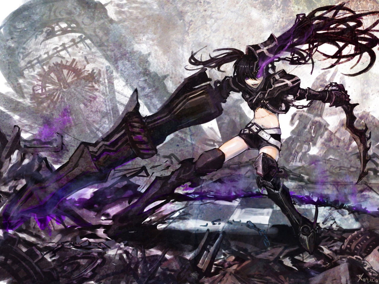 BLACK★ROCK SHOOTER wallpaper collection 7