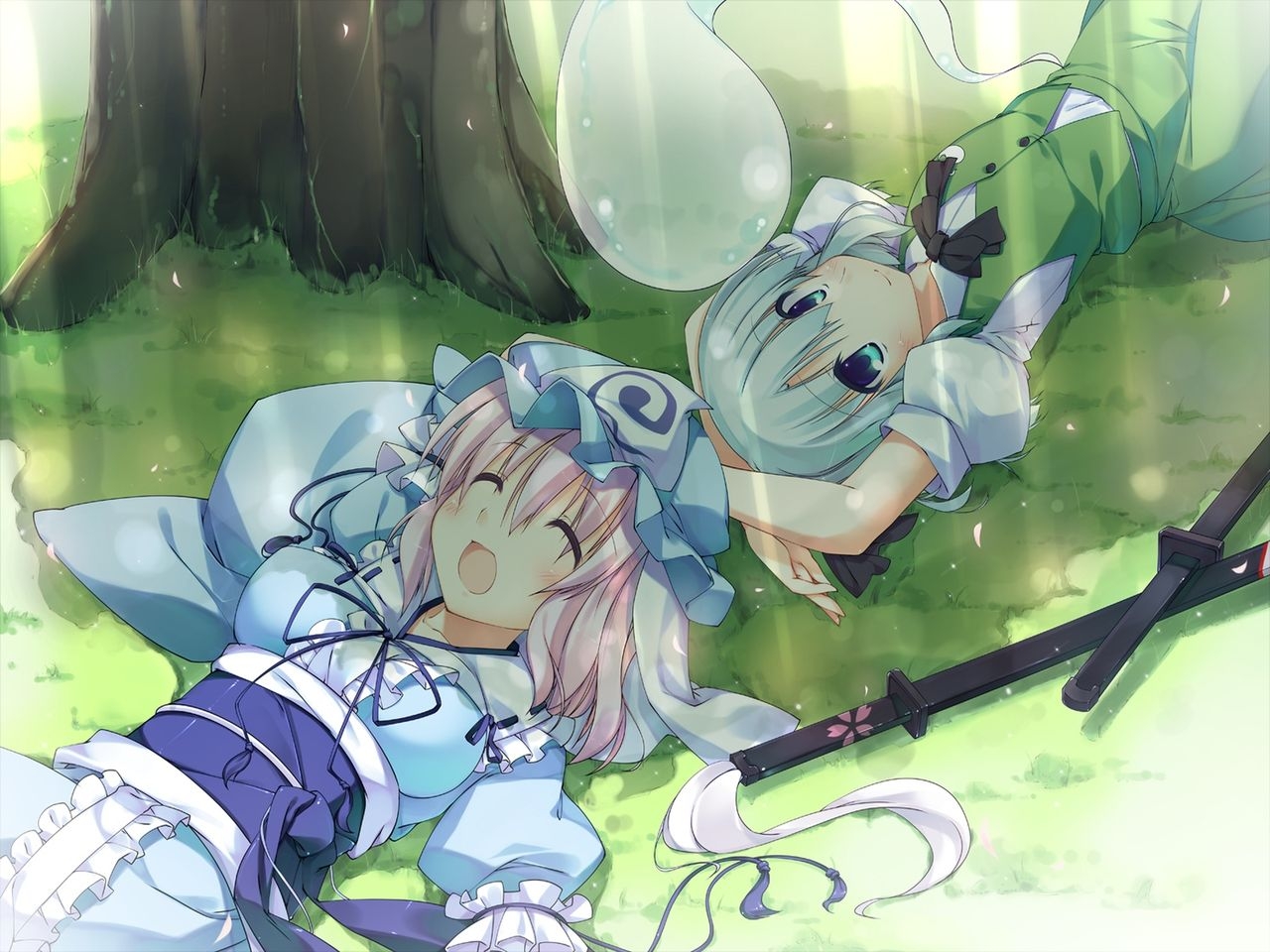 Yuyuko & Youmu Wallpaper Collection 21