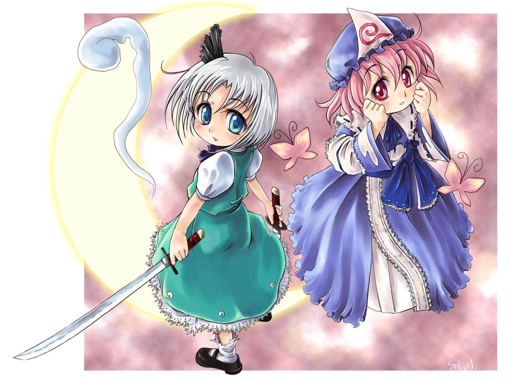 Yuyuko & Youmu Wallpaper Collection 23