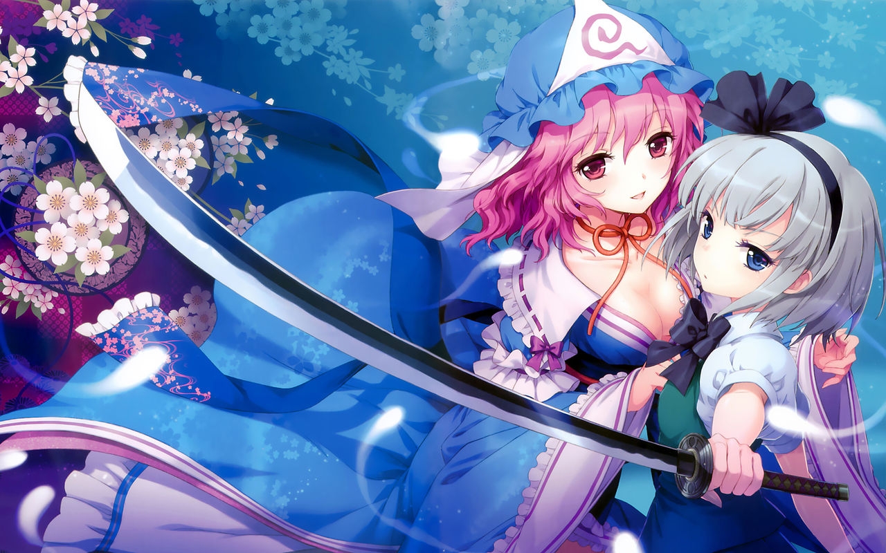 Yuyuko & Youmu Wallpaper Collection 25