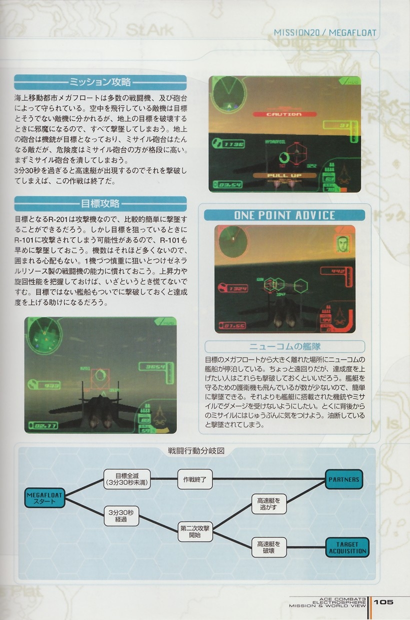 ACE Combat 3: Electrosphere - Mission & World View Guide Book 104