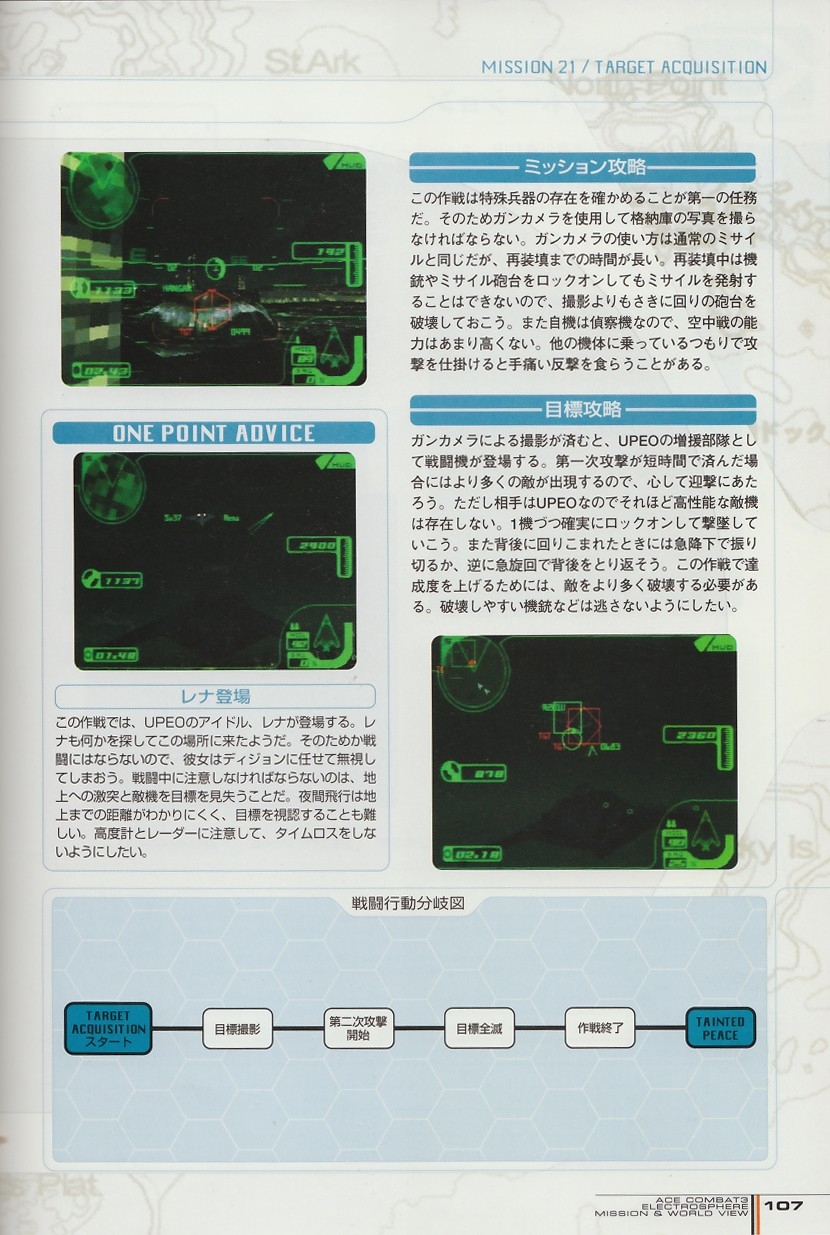 ACE Combat 3: Electrosphere - Mission & World View Guide Book 106