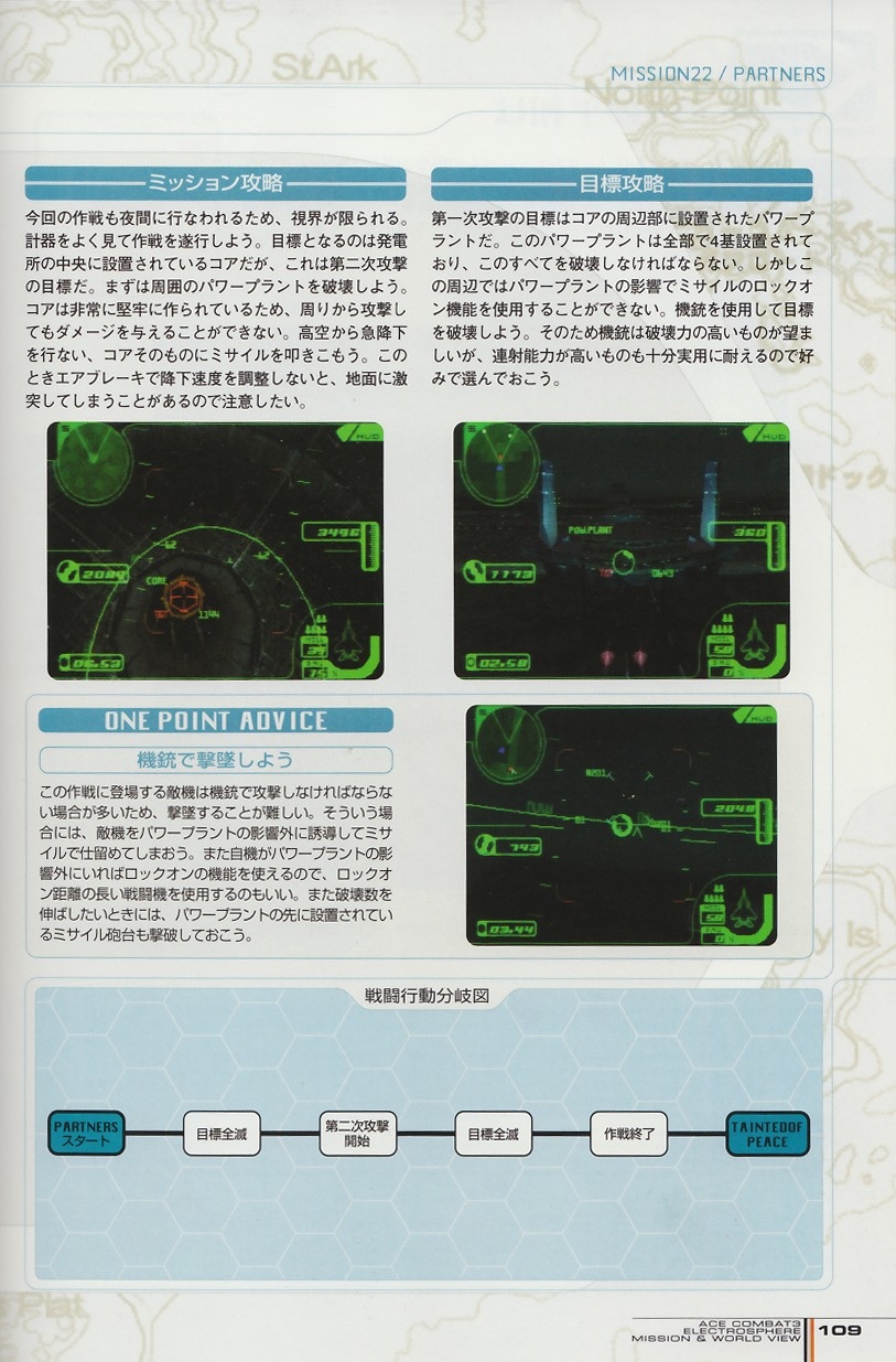 ACE Combat 3: Electrosphere - Mission & World View Guide Book 108