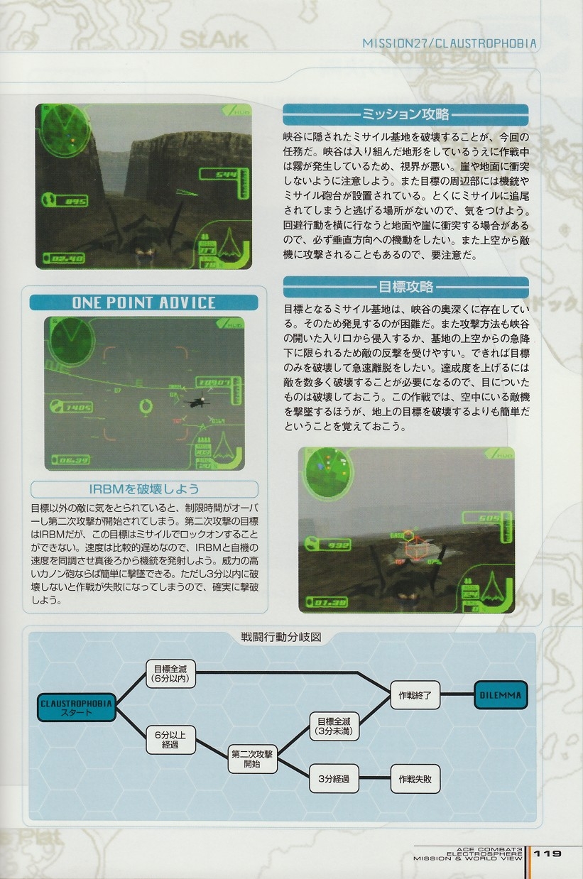 ACE Combat 3: Electrosphere - Mission & World View Guide Book 118