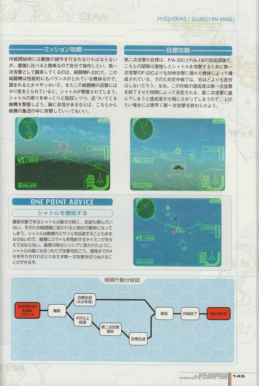 ACE Combat 3: Electrosphere - Mission & World View Guide Book 144
