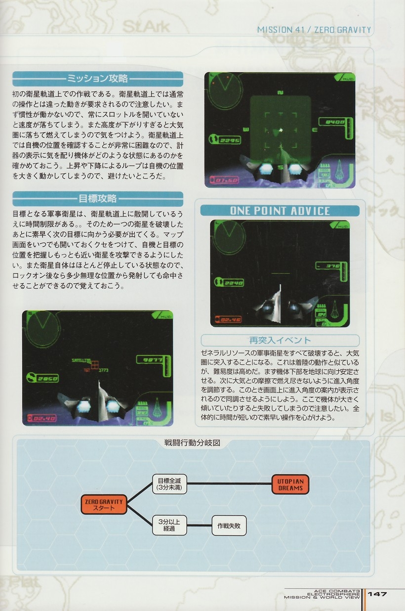ACE Combat 3: Electrosphere - Mission & World View Guide Book 146