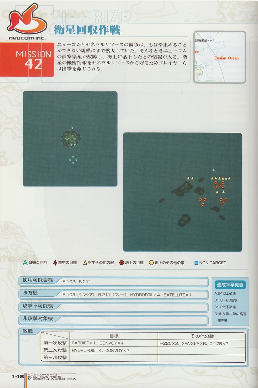 ACE Combat 3: Electrosphere - Mission & World View Guide Book 147
