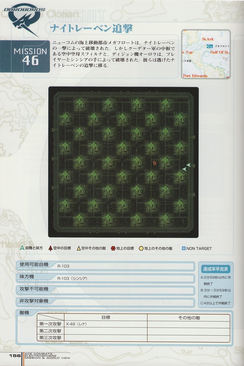 ACE Combat 3: Electrosphere - Mission & World View Guide Book 155