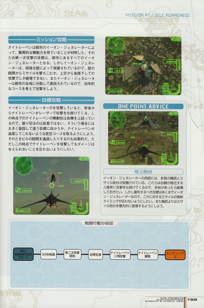 ACE Combat 3: Electrosphere - Mission & World View Guide Book 158
