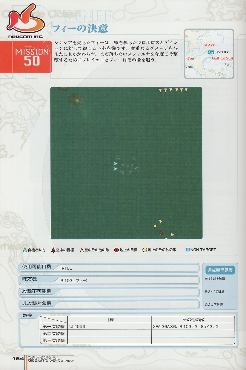 ACE Combat 3: Electrosphere - Mission & World View Guide Book 163