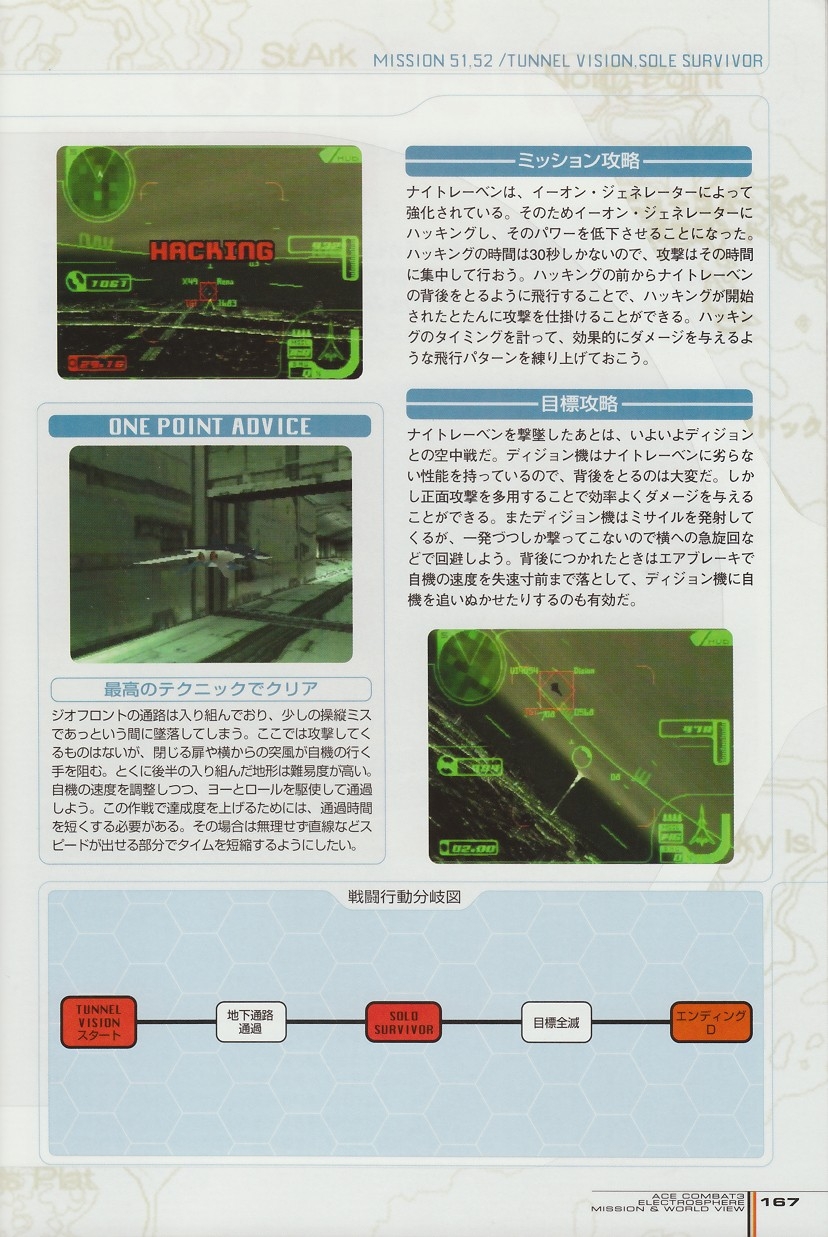 ACE Combat 3: Electrosphere - Mission & World View Guide Book 166