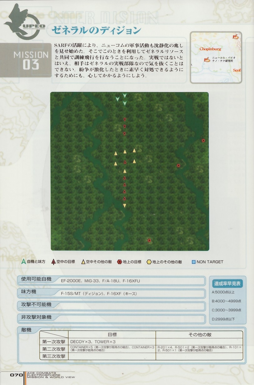 ACE Combat 3: Electrosphere - Mission & World View Guide Book 69