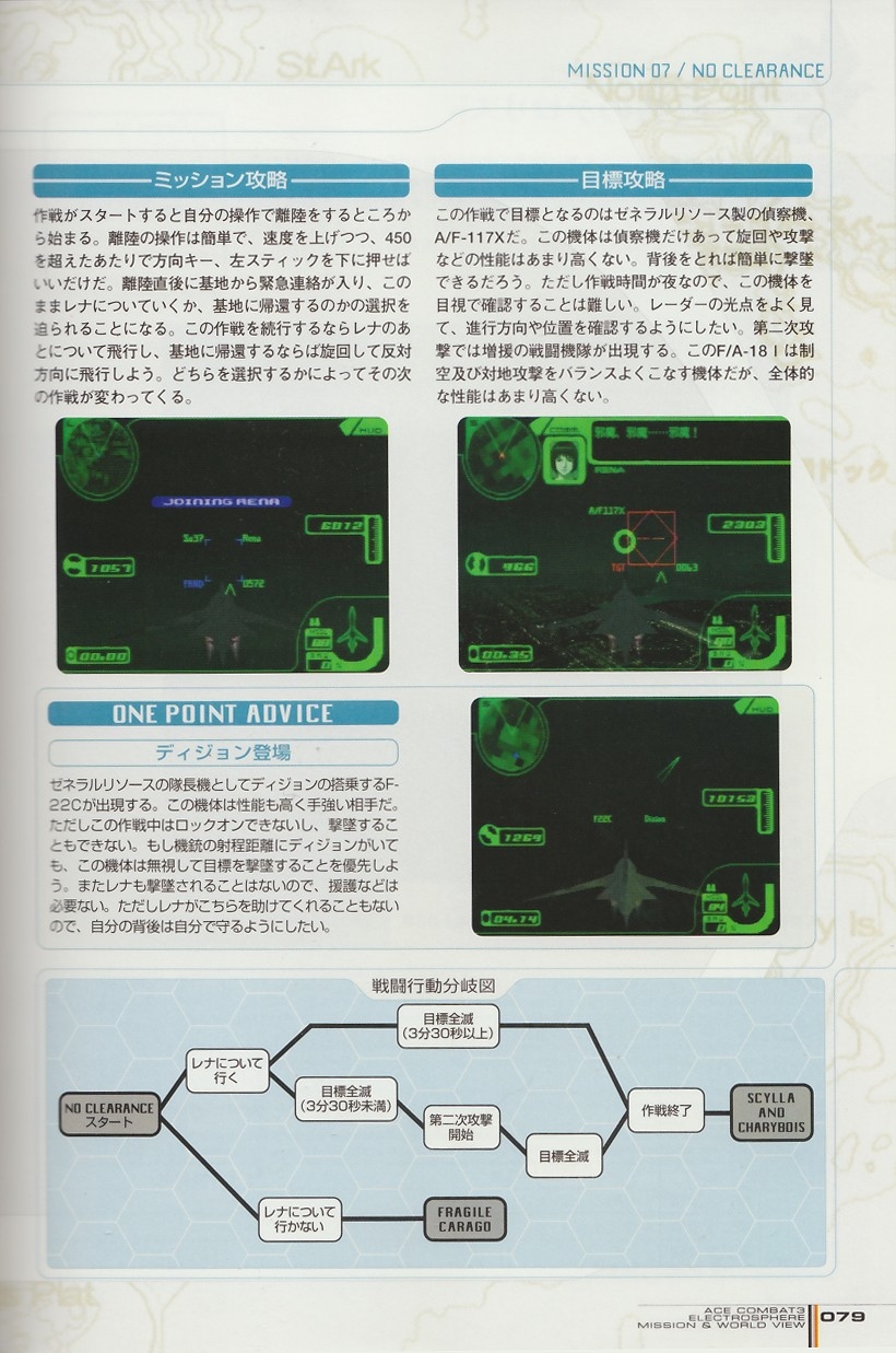 ACE Combat 3: Electrosphere - Mission & World View Guide Book 78