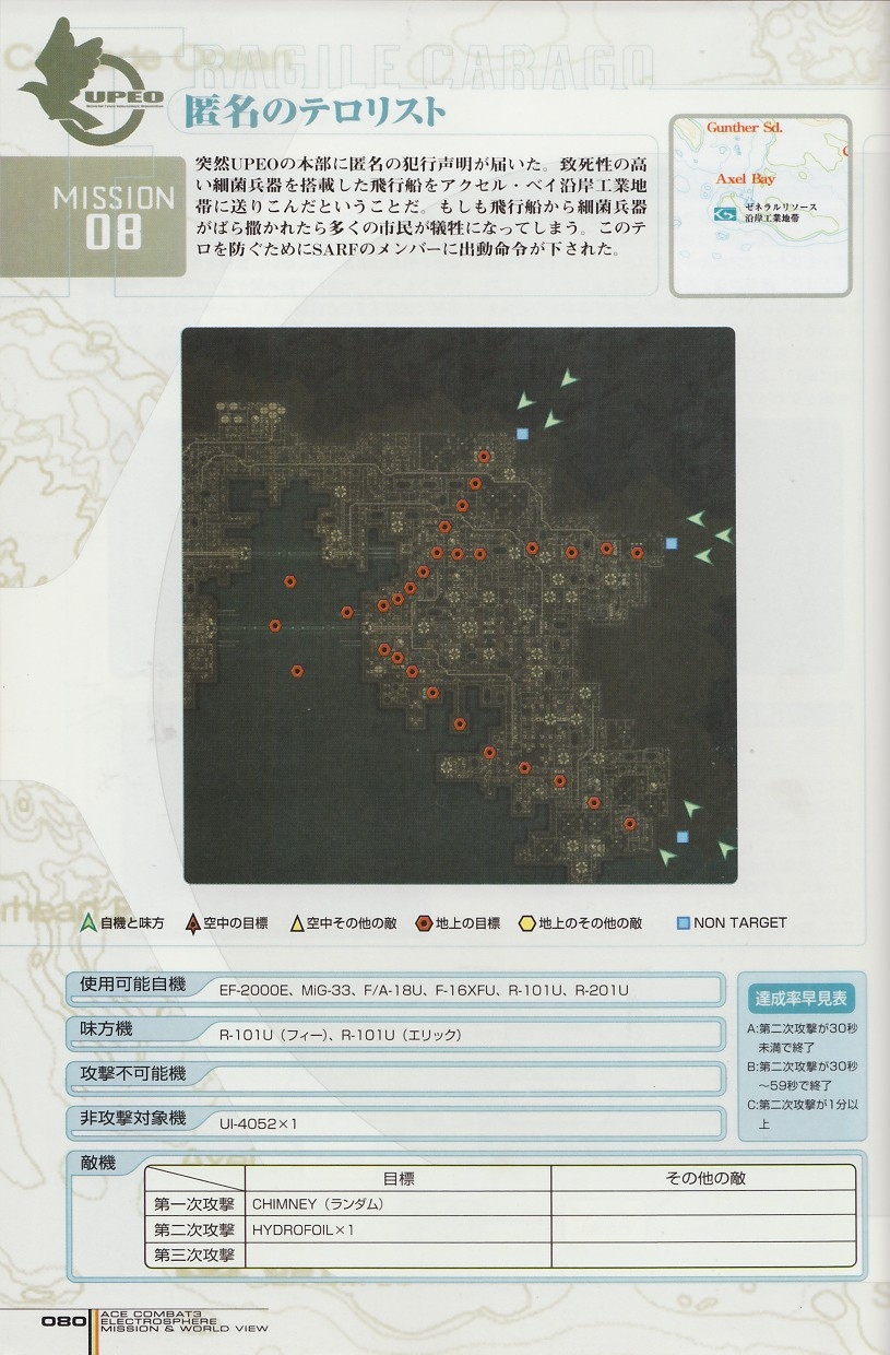 ACE Combat 3: Electrosphere - Mission & World View Guide Book 79