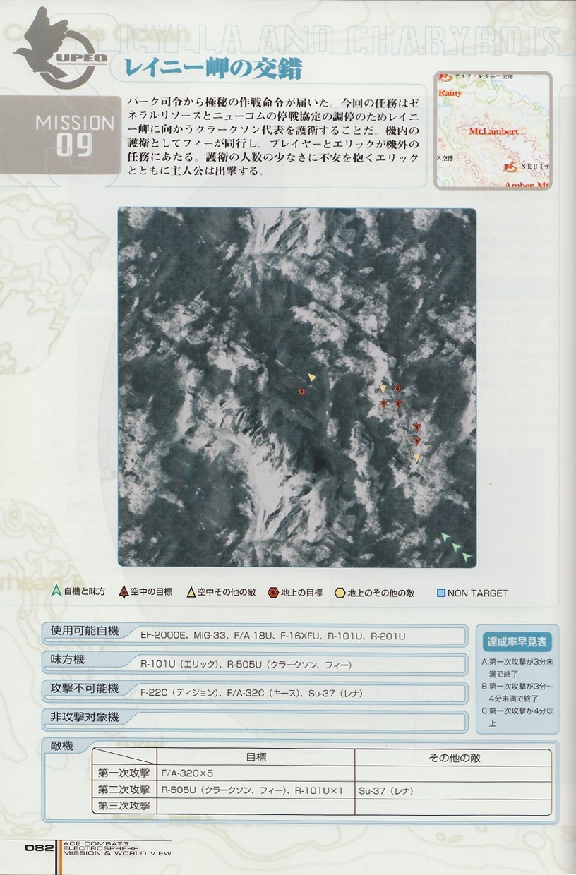 ACE Combat 3: Electrosphere - Mission & World View Guide Book 81