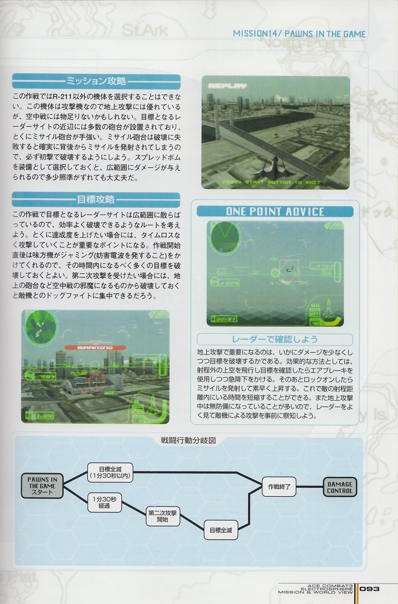 ACE Combat 3: Electrosphere - Mission & World View Guide Book 92