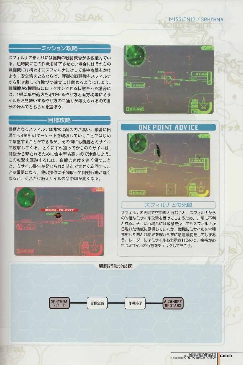 ACE Combat 3: Electrosphere - Mission & World View Guide Book 98