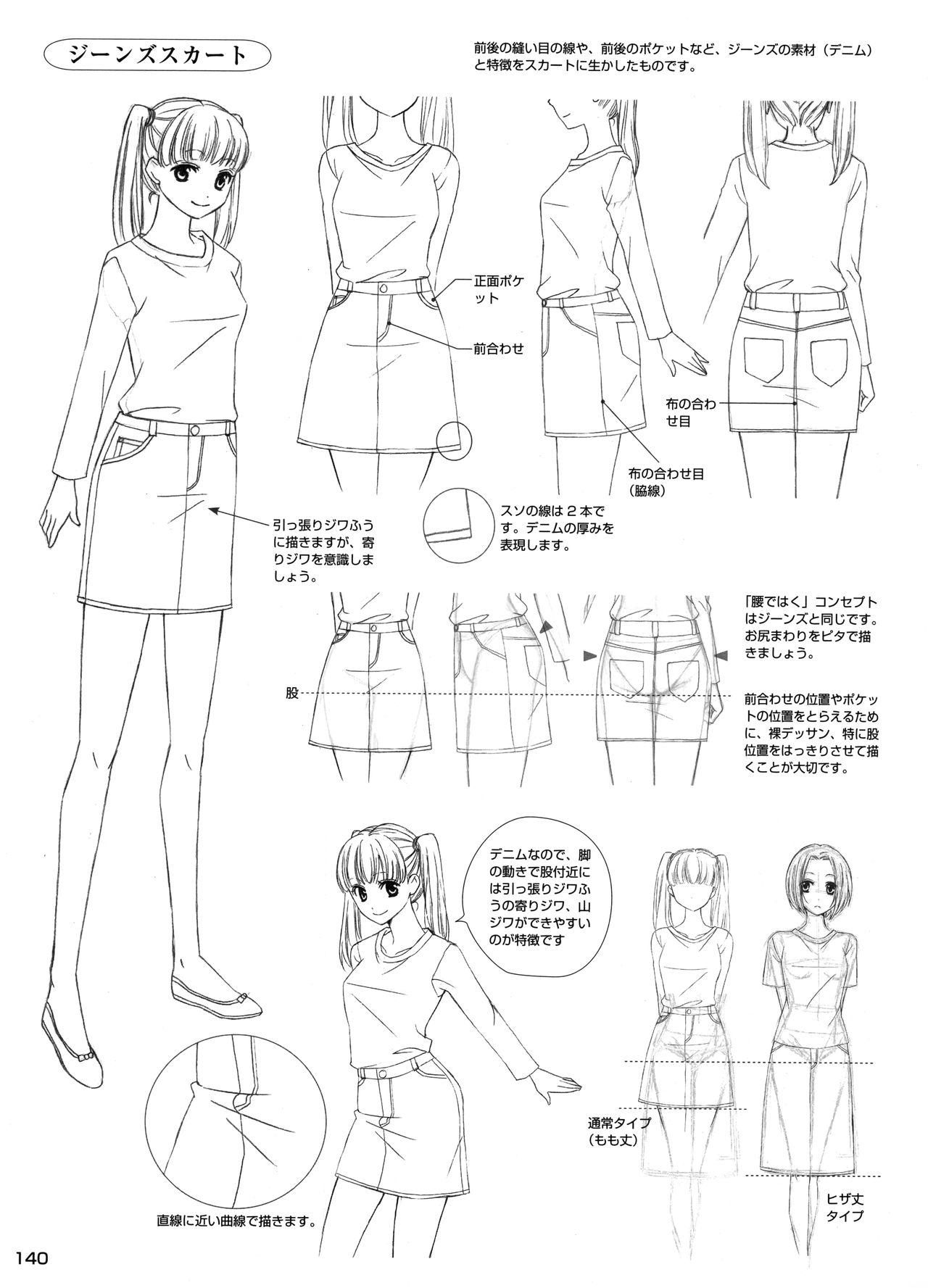 Manga no Kiso Dessin - Onnanoko Costume hen 140