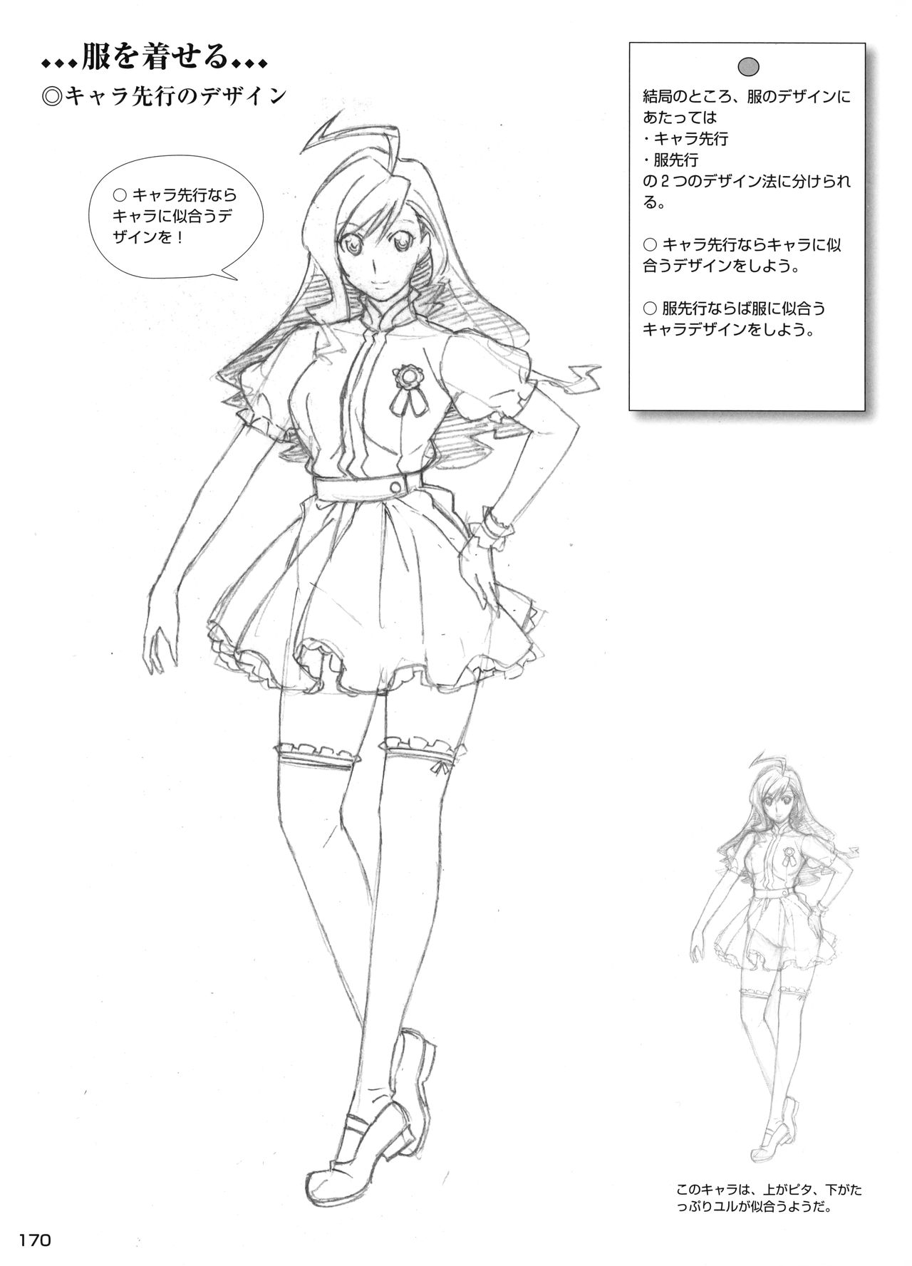 Manga no Kiso Dessin - Onnanoko Costume hen 170