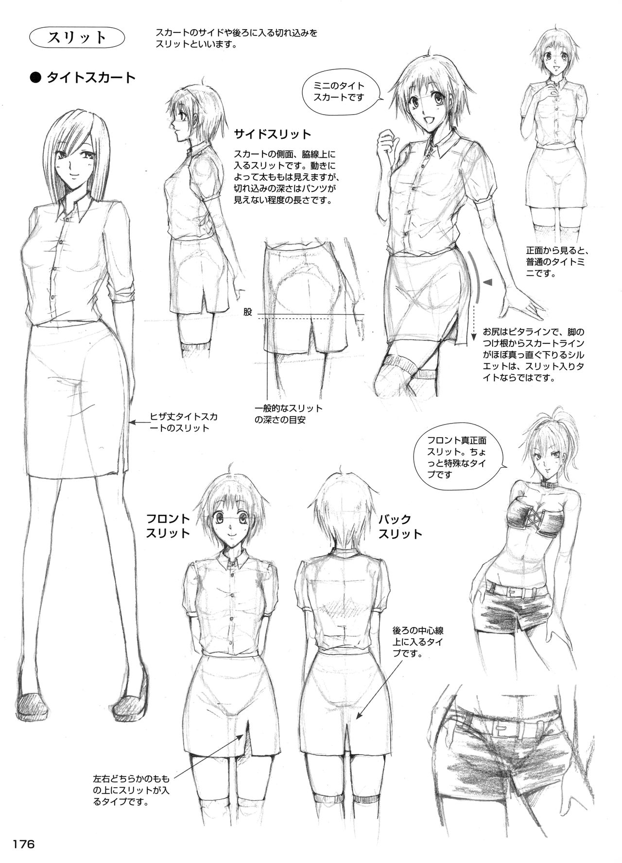 Manga no Kiso Dessin - Onnanoko Costume hen 176