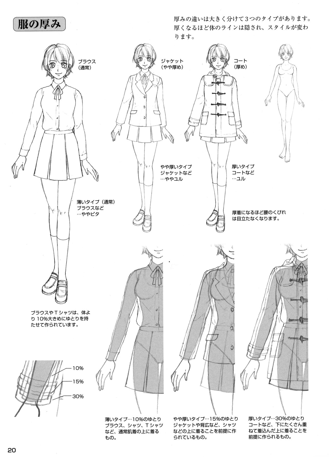 Manga no Kiso Dessin - Onnanoko Costume hen 20